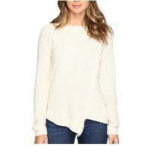 IVANKA TRUMP ASYMMETRIC SWEATER